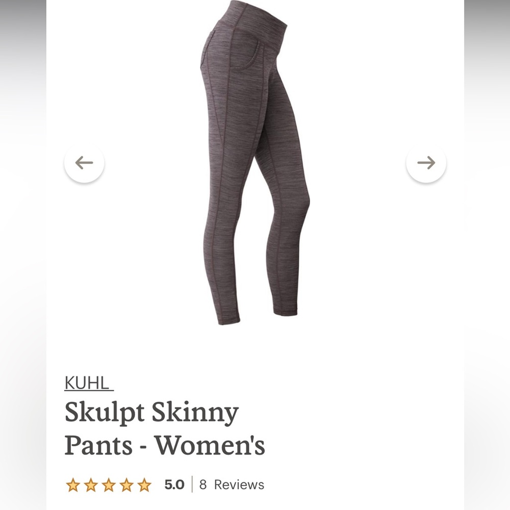 Kuhl Skulpt Skinny Pants Crop XS